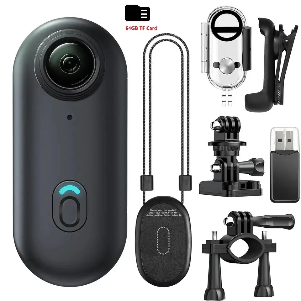 4K Ultra HD Action Camera with WiFi & Accessories – 64GB Memory, Waterproof 30M, Long Battery Life