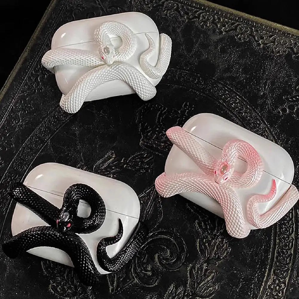 3D Snake Design AirPods Pro/Pro 2 Case – Unique Wireless Earphone Cover