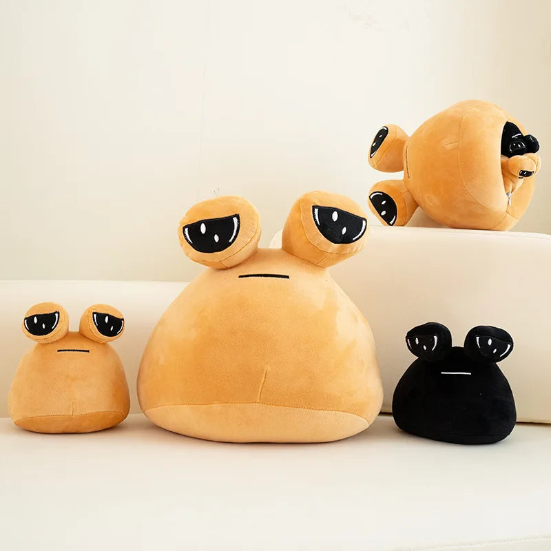 Hot Game My Pet Alien Pou Plush Toy Funny Big Eyed Alien Mother With Baby Plush Doll Kids Toys Birthday Holiday Gift