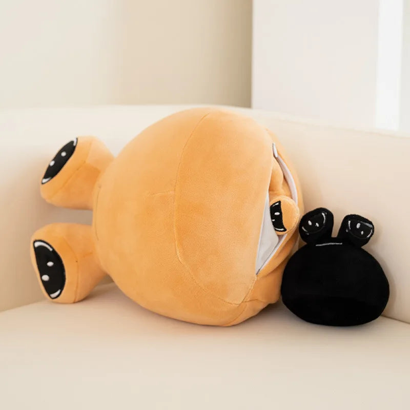 Hot Game My Pet Alien Pou Plush Toy Funny Big Eyed Alien Mother With Baby Plush Doll Kids Toys Birthday Holiday Gift
