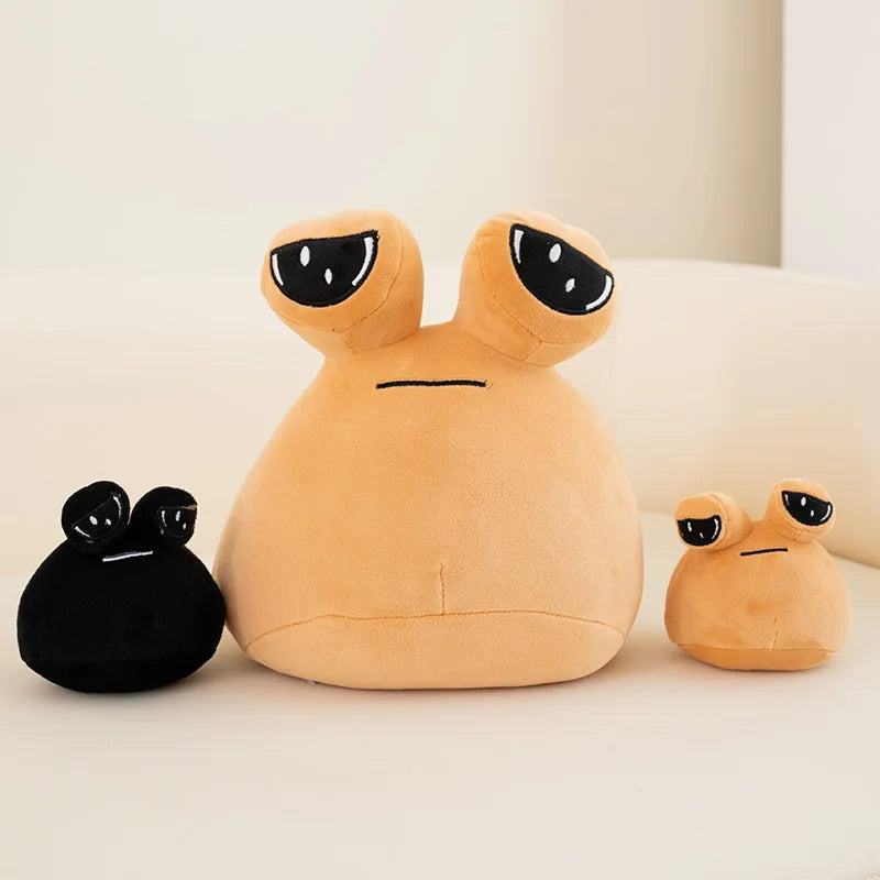 Hot Game My Pet Alien Pou Plush Toy Funny Big Eyed Alien Mother With Baby Plush Doll Kids Toys Birthday Holiday Gift