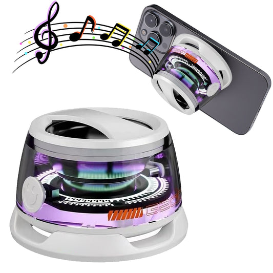 G200 RGB Bluetooth Speaker with Phone Holder –  7H Playback, 360° Sound & LED Lights
