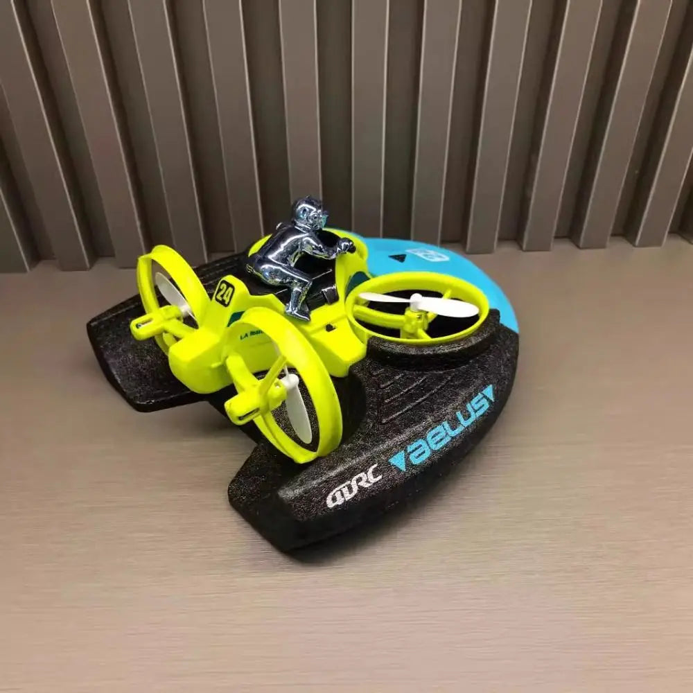 3-in-1 RC Drone Boat Car – Land, Air & Water Mode |