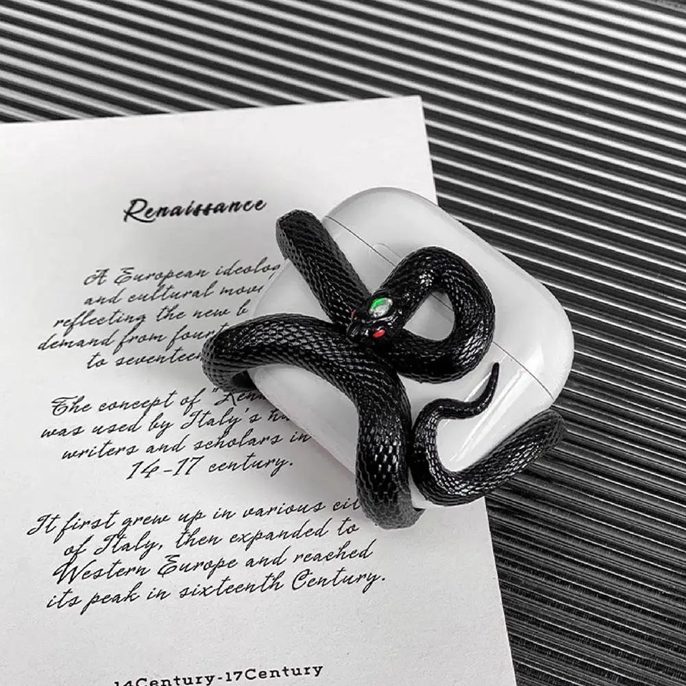 3D Snake Design AirPods Pro/Pro 2 Case – Unique Wireless Earphone Cover