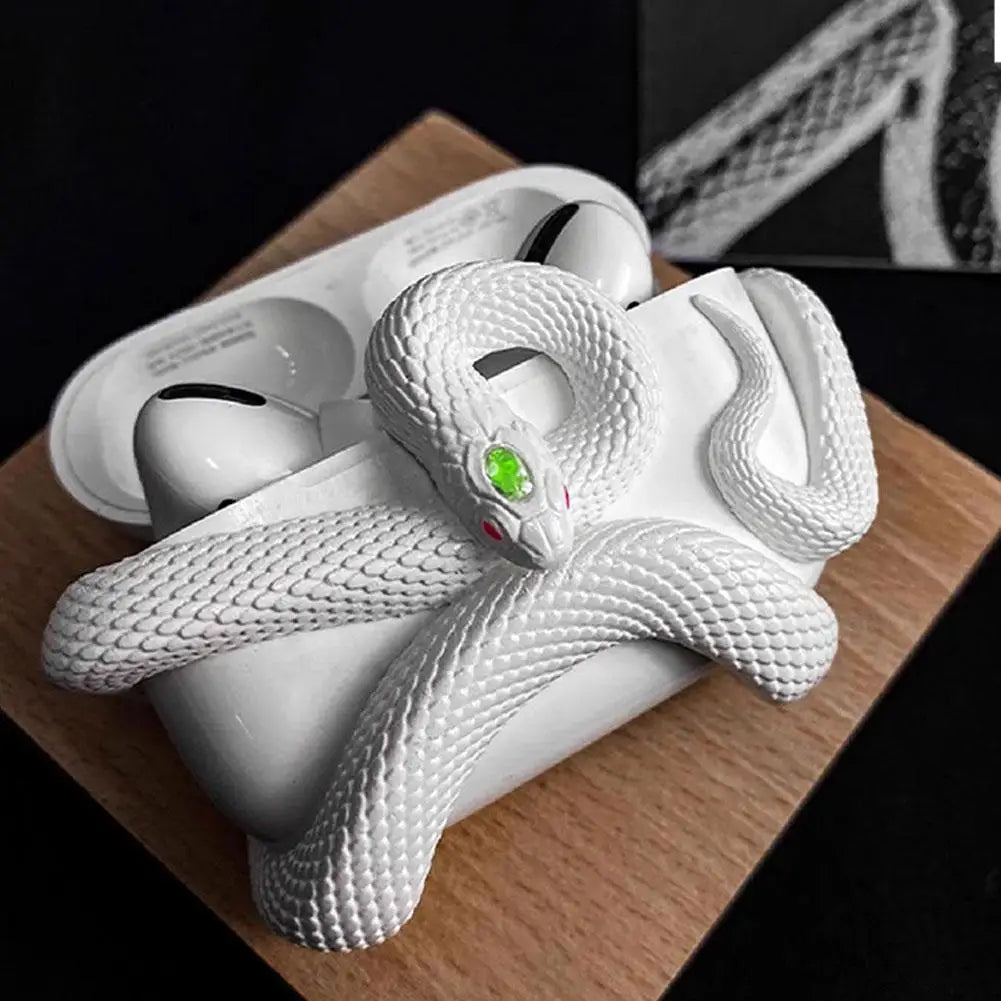 3D Snake Design AirPods Pro/Pro 2 Case – Unique Wireless Earphone Cover