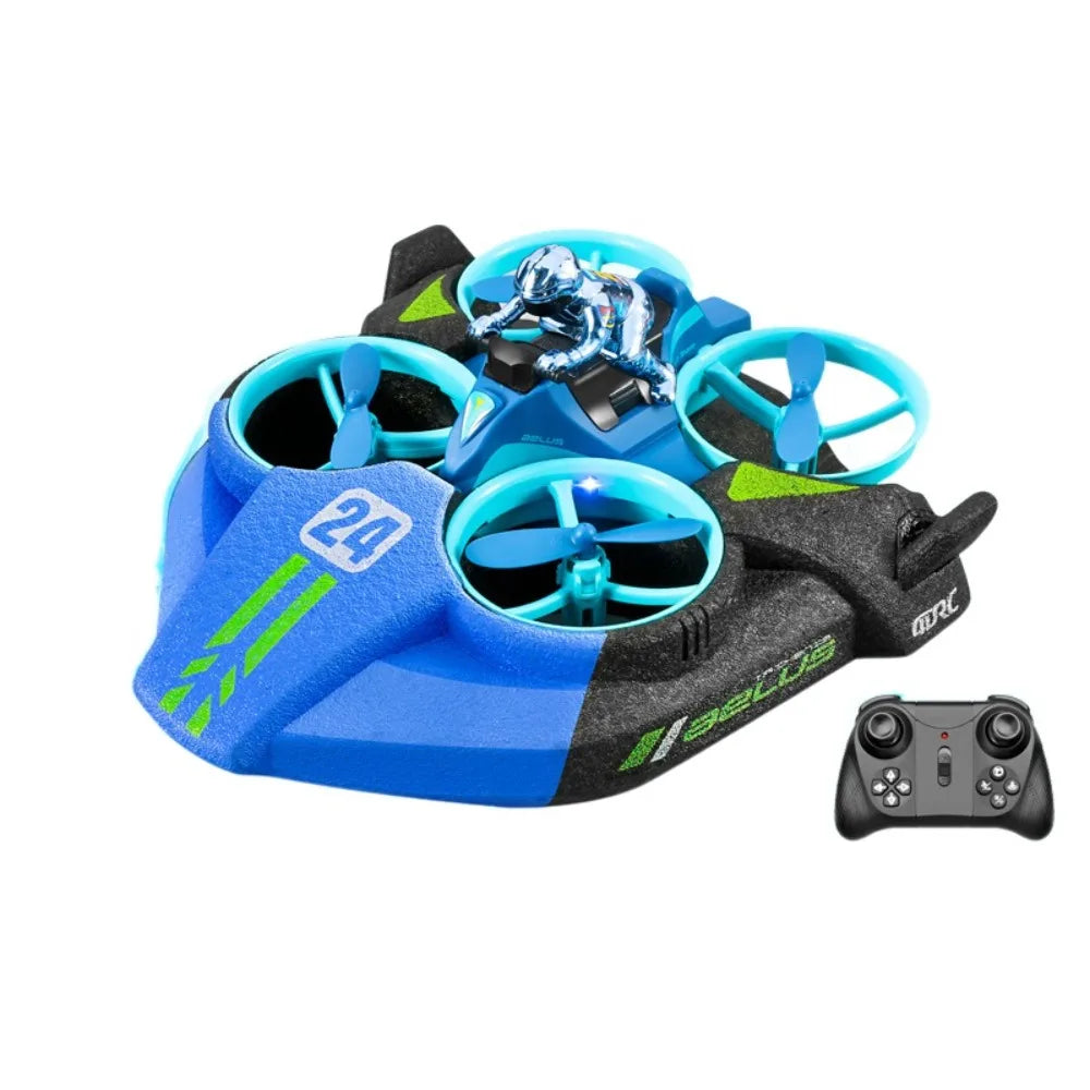 3-in-1 RC Drone Boat Car – Land, Air & Water Mode |