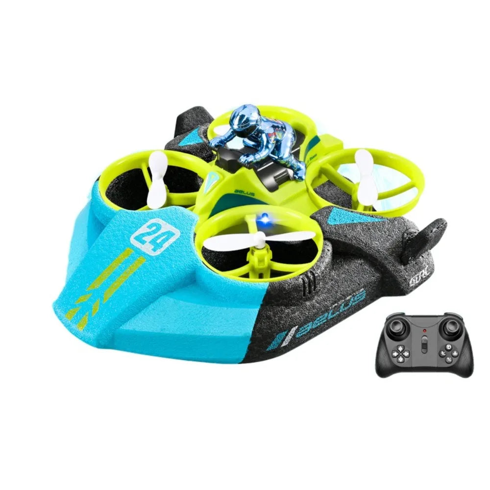 3-in-1 RC Drone Boat Car – Land, Air & Water Mode |